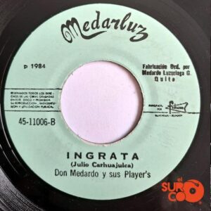 Disco de Vinilo Don Medardo Y Sus Players - La Voy A Olvidar / Ingrata Vinyl Record