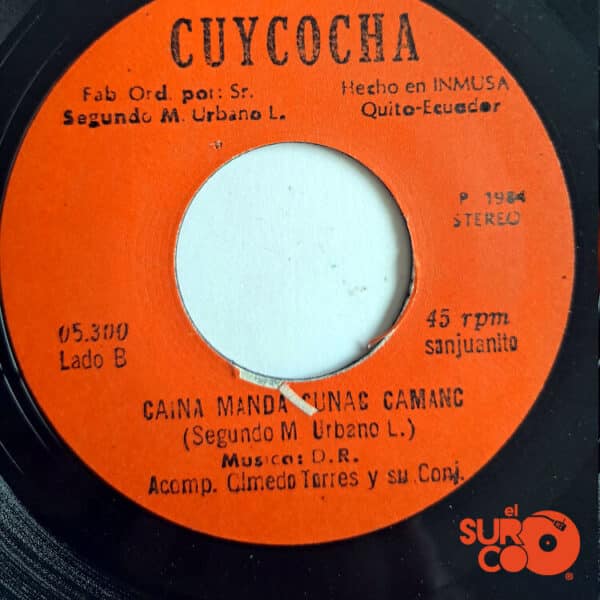 Disco de Vinilo Segundo Urbano - Imbabura Ñuca Llacta / Cainamanda Cunancaman Vinyl Record
