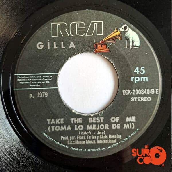 Disco de Vinilo Gilla - We Gotta Get Out Of This Place / Take The Best Of Me Vinyl Record
