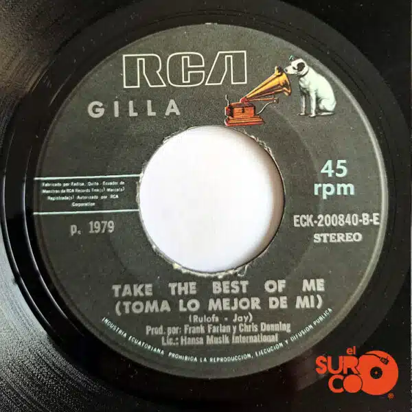 Disco de Vinilo Gilla - We Gotta Get Out Of This Place / Take The Best Of Me Vinyl Record