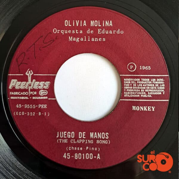 Disco de Vinilo Olivia Molina - Juego De Palabras / Juego De Manos Vinyl Record