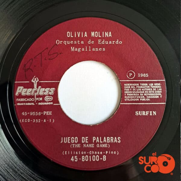 Disco de Vinilo Olivia Molina - Juego De Palabras / Juego De Manos Vinyl Record