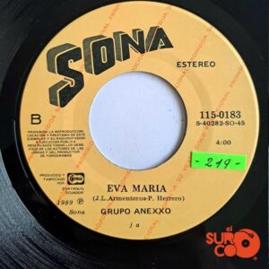 Disco de Vinilo Grupo Anexxo - Tu Eres Para Mi / Eva María (Promocional) Vinyl Record
