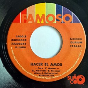 Disco de Vinilo Fiordaliso - Angel Mío / Hacer El Amor Vinyl Record