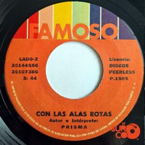 Disco de Vinilo Prisma - Se Me Cansó El Corazón / Con Las Alas Rotas Vinyl Record