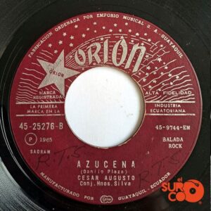 Disco de Vinilo César Augusto - Una Chica En Mi Vida / Azucena Vinyl Record