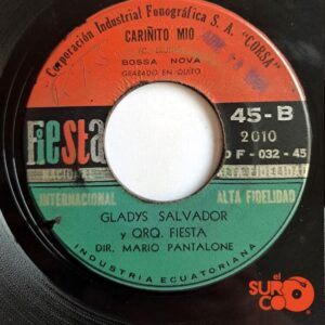 Disco de Vinilo Gladys Salvador - El Copetón / Cariñito Mío Vinyl Record
