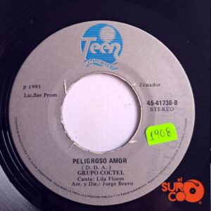 Disco de Vinilo Grupo Cóctel - Profundamente Te Amo / Peligroso Amor Vinyl Record
