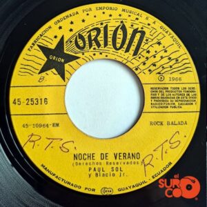 Disco de Vinilo Paúl Sol - Danza De Horror / Noche De Verano Vinyl Record