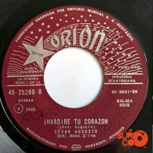 Disco de Vinilo César Augusto - Graciela / Invadiré Tu Corazón Vinyl Record