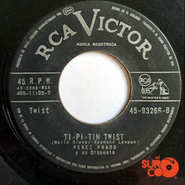 Disco de Vinilo Pérez Prado - Patricia Twist / Ti Pi Tin Twist Vinyl Record