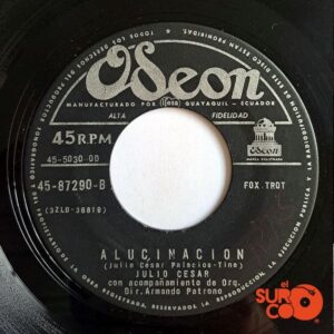Disco de Vinilo Julio César - Casi Perfecta / Alucinación Vinyl Record