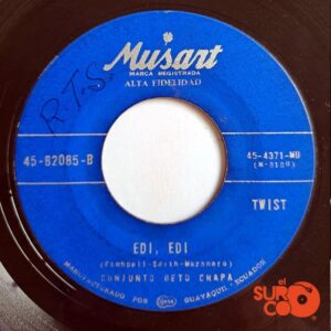 Disco de Vinilo Conjunto Beto Chapa - Twist De Los Vaqueros / Edi Edi Vinyl Record