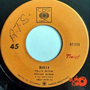 Disco de Vinilo Enrique Guzmán - Te Seguiré / María Vinyl Record