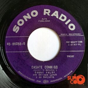 Disco de Vinilo Danny Valdy - Envenada Por El Twist / Cásate Conmigo Vinyl Record