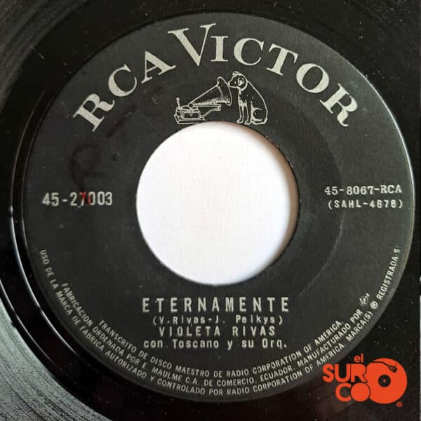 Disco de Vinilo Violeta Rivas - El Cardenal / Eternamente Vinyl Record