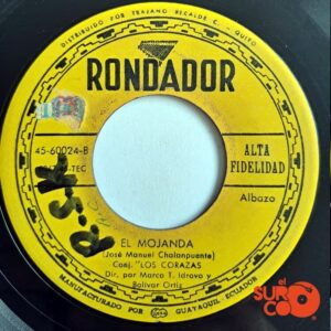 Disco de Vinilo Los Corazas - El Mojanda / Sufro Por Ti Vinyl Record