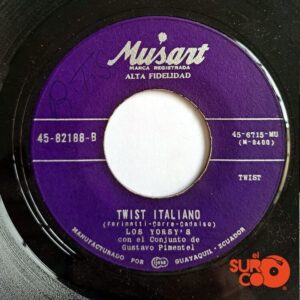 Disco de Vinilo Los Yorsy’s - Gracias Señor Tiempo / Twist Italiano Vinyl Record