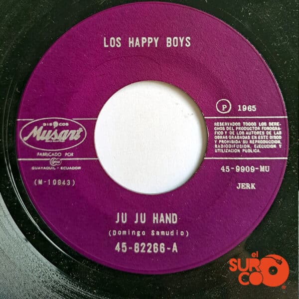 Disco de Vinilo Los Happy Boys - Ju Ju Hand / Jerk Monterrey Vinyl Record