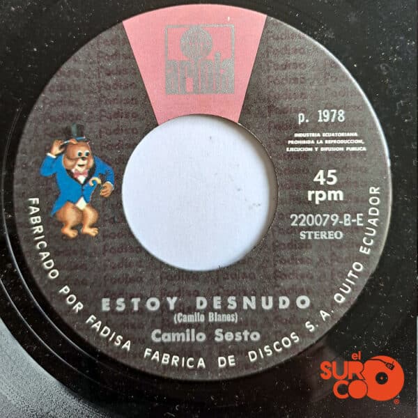Disco de Vinilo Camilo Sesto - Más Que Nunca / Estoy Desnudo Vinyl Record