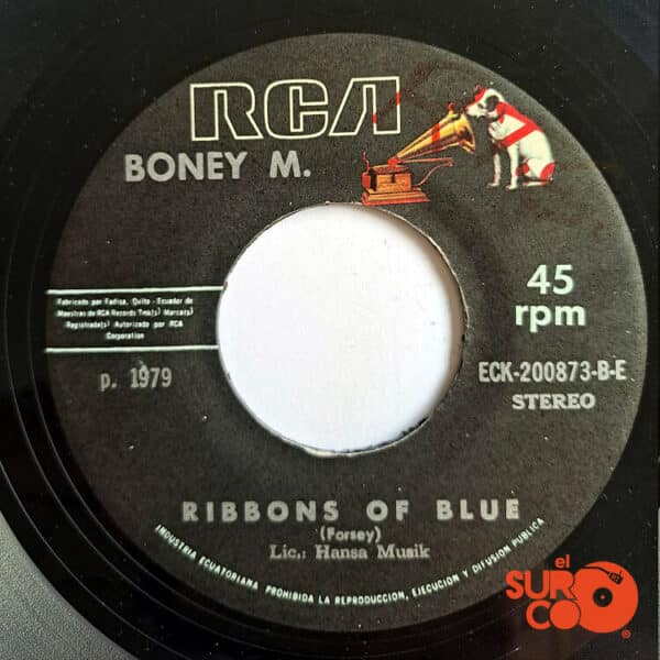 Disco de Vinilo Boney M - Hooray! Hooray! It’s A Holiday / Ribbons Of Blue Vinyl Record