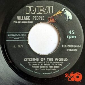 Disco de Vinilo Village People - Go West / Citizens Of The World Vinyl Record