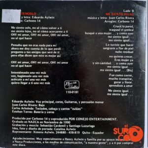 Disco de Vinilo Carbono 14 - Intentémoslo / Me Siento Igual (Promocional) Vinyl Record