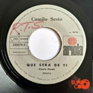 Camilo Sesto - Qué Será De Ti / Sin Remedio Vinilo