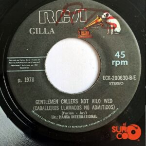 Disco de Vinilo Gilla - Say Yes / Gentlemen Callers Not Allowed Vinyl Record