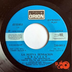 Disco de Vinilo Gracian - Mi Reino De Pobrezas / Tanta Falta Me Haces Vinyl Record