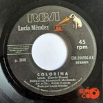 Disco de Vinilo Lucía Méndez - Colorina / Regálame Esta Noche Vinyl Record