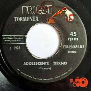 Disco de Vinilo Tormenta - Por Favor Me Siento Sola / Adolescente Tierno Vinyl Record