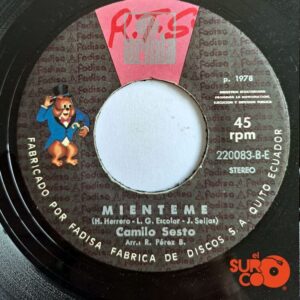 Disco de Vinilo Camilo Sesto - Celos / Miénteme Vinyl Record