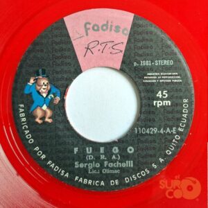 Disco de Vinilo Sergio Fachelli - Fuego / Vámonos A Marte Vinyl Record