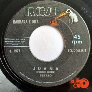 Disco de Vinilo Bárbara Y Dick - Ámame / Juana Vinyl Record