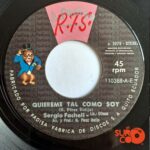Disco de Vinilo Sergio Fachelli - Quiéreme Tal Como Soy/ Quiero Llevarte Conmigo Vinyl Record