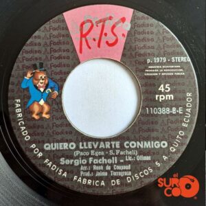 Disco de Vinilo Sergio Fachelli - Quiéreme Tal Como Soy/ Quiero Llevarte Conmigo Vinyl Record