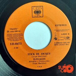 Disco de Vinilo Ilegales - Odio Los Pasodobles / Stick De Jockey Vinyl Record
