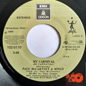 Disco de Vinilo Paul McCartney - Spies Like Us / My Carnival Vinyl Record