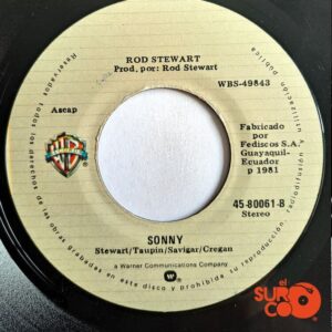 Disco de Vinilo Rod Stewart - Young Tourks / Sonny Vinyl Record
