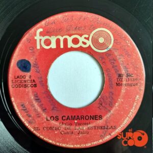 Disco de Vinilo El Combo De Las Estrellas - Los Camarones / Pequeñita Vinyl Record
