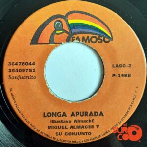 Disco de Vinilo Miguel Almachi - Rascabonito / Longa Apurada Vinyl Record