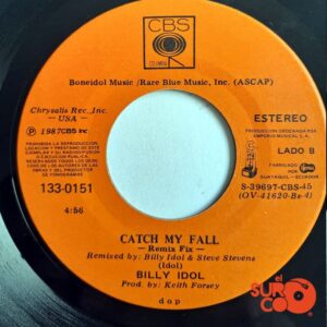 Disco de Vinilo Billy Idol - Mony Mony / Catch My Fall Vinyl Record