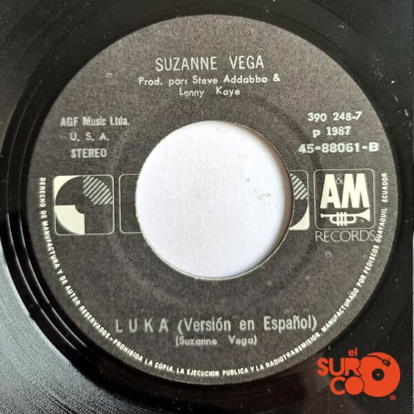 Disco de Vinilo Suzanne Vega - Luka / Luka (Español) Vinyl Record