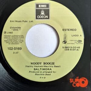 Baltimora - Woody Boogie / Woody Boogie (Jumpin Mix) Vinilo