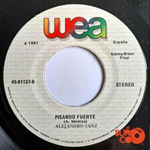 Disco de Vinilo Alejandro Sanz - Viviendo De Prisa / Pisando Fuerte Vinyl Record