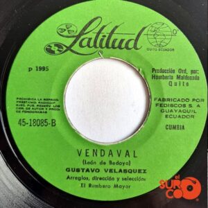 Disco de Vinilo Gustavo Velásquez - Sé Que Vendrás Llorando / Vendaval Vinyl Record