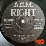 Disco de Vinilo Right - Yo Amé A Una Chica De Azul / Aunque Te Quiera Vinyl Record