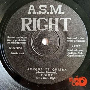 Disco de Vinilo Right - Yo Amé A Una Chica De Azul / Aunque Te Quiera Vinyl Record