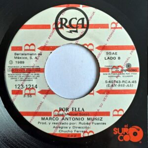Disco de Vinilo Marco Antonio Muñiz - Por Alguien Como Tu / Por Ella Vinyl Record